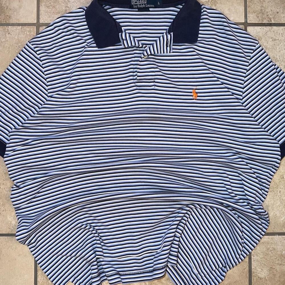 Polo by Ralph Lauren Custom Slim Fit Short Sleeve Polo Shirt - Size L